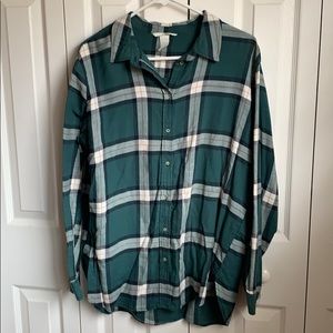 Green H&M Flannel